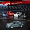 1:64 RC Drift Car 2.4G High-Speed Racing Cars Four-Wheel Mini Desktop Remote Control Car