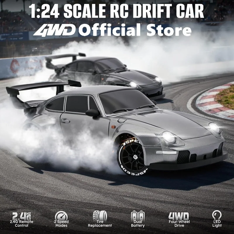 4WD RC Drift Car 2.4G Radio 20KM/h High Speed Remote Control Racing Cars mini Model - Image 5