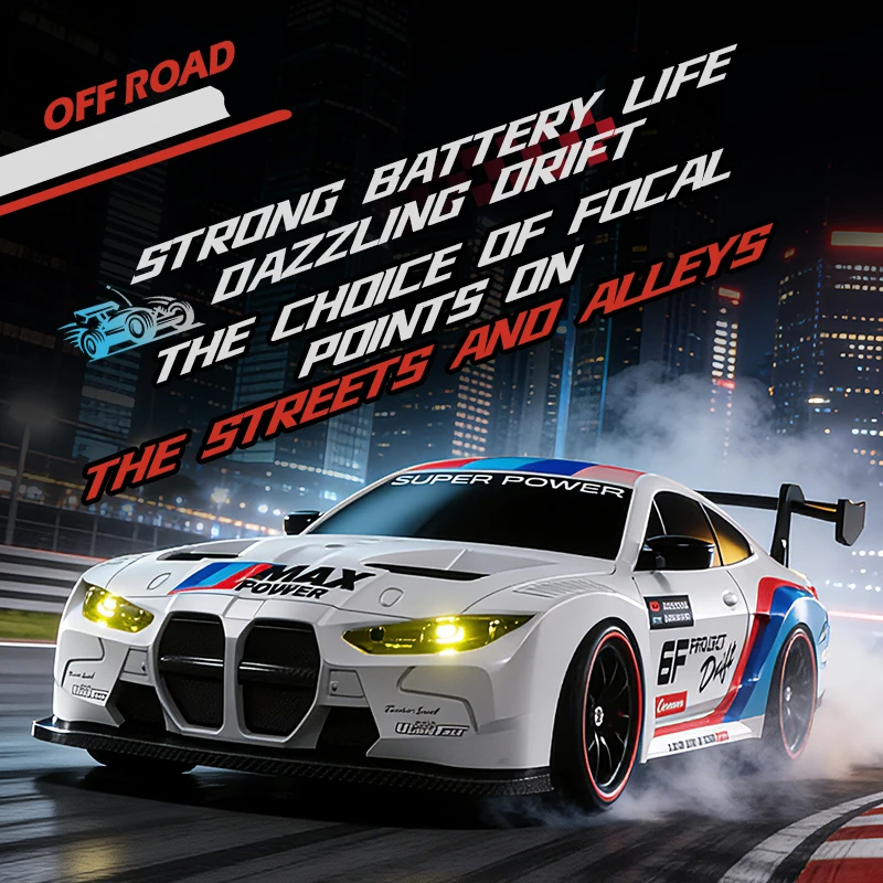 4WD RC Drift Car 2.4G Radio 20KM/h High Speed Remote Control Racing Cars mini Model - Image 3