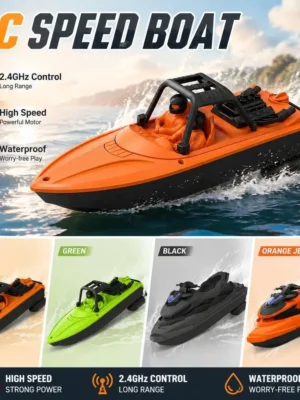 RC Speed Boat Waterproof Remote Control Electric Racing Yacht Toy