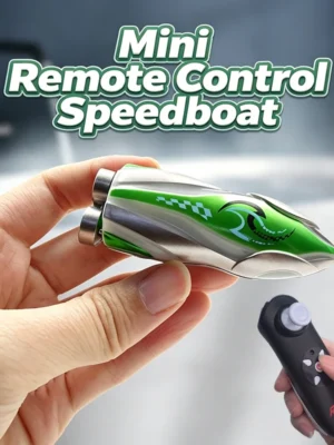 4CH Mini Rc Boat Remote Control Stunt Ship with Light Rotatable Water Toy Radio-Control Speedboat